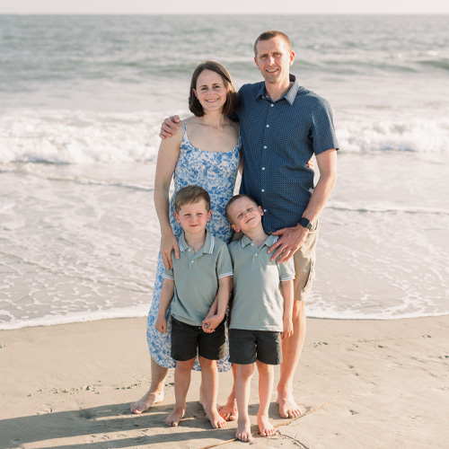 Melissa Bell Family on the Beach
